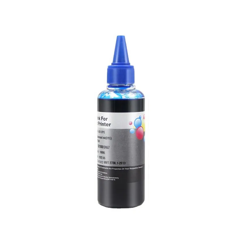 100ml Universal Refill Dye Ink Compatible For HP 301 302 for Canon PG445 446 for Brother for Epson for Lexmark for DELL Series