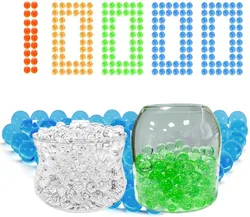 Palline d'acqua in gel Perline Ricarica Blaster Accessorise Splater Palla da 7-8 mm per Orbeez Bambini Studenti Decorazioni Regali Chris Strumenti giocattolo