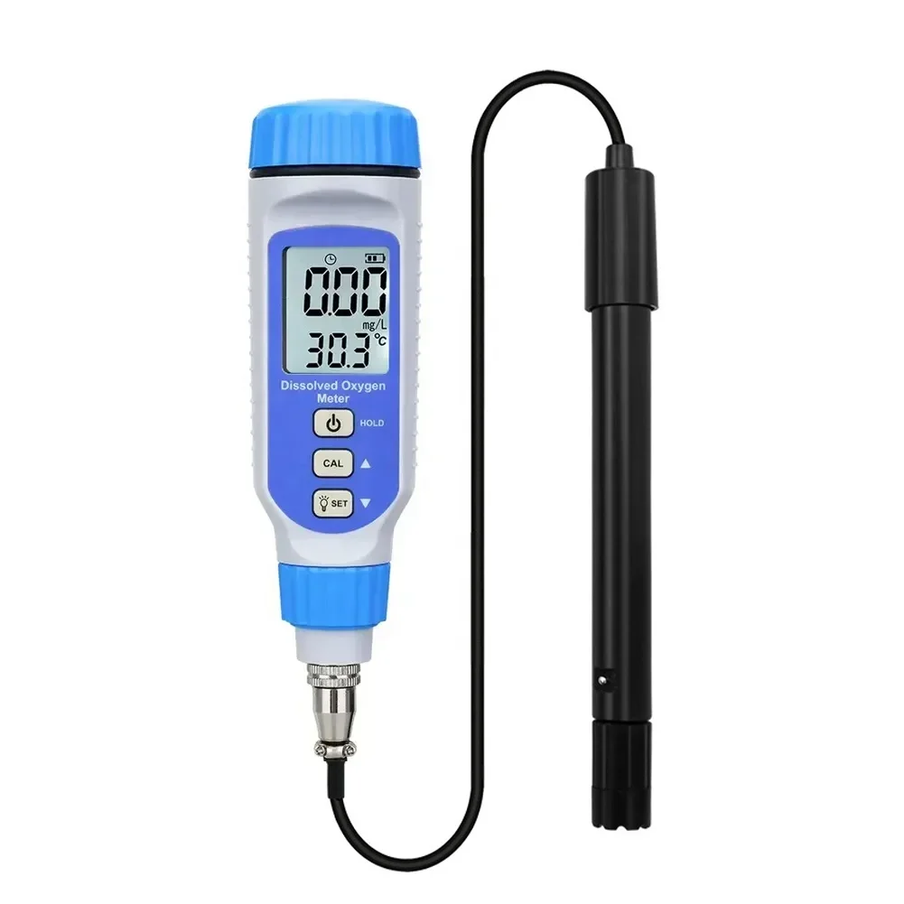 Portable water quality analysis test pen AR8210 LCD display oxygen content tester with dissolved oxygen meter