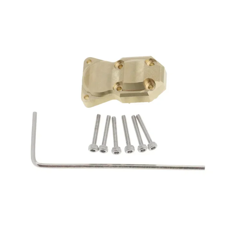 Brass Counterweight Steering Knuckles Wheel Hex Shock Absorber for 1/24 RC Crawler Car Axial SCX24 90081 Upgrade Parts