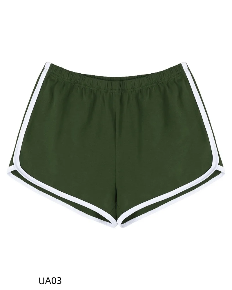 Women's Cotton Casual Shorts with Elastic Waist Drawstring Running Sports and Leisure Summer Gym Sports and Leisure Shorts
