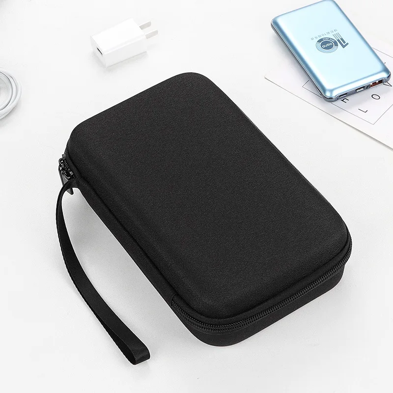 EVA Hard-Shell Portable Hard Drive Kabel Data USB Flash Drive Power Bank Penyimpanan Digital Tas Penyimpanan Tahan Guncangan Tahan Jatuh