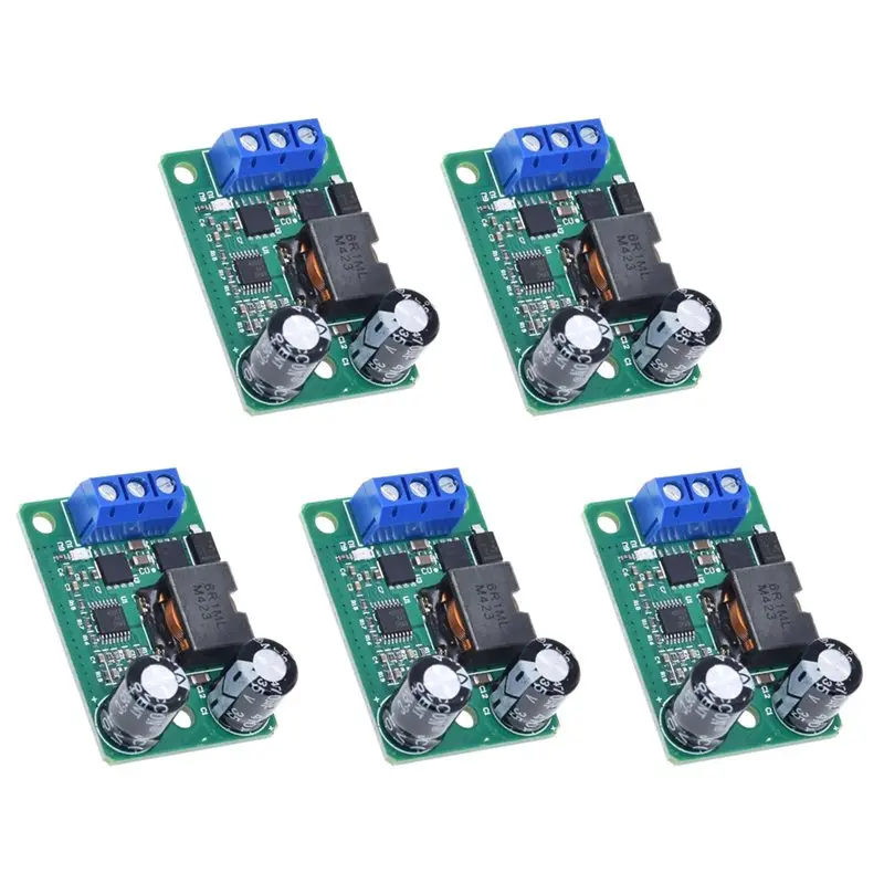 AA08-24V/12V To 5V/5A 25W Buck Module Sync Rect For LED DIY 5Pcs
