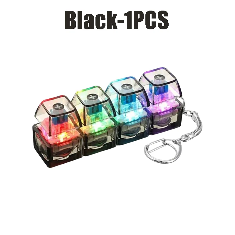 Teclado Relajante DIY, Llavero Antiestrés, Teclas, Botón, Tapa De Teclado Alivio Del Estres Pasa El Tiempo Pellizco Para Adultos