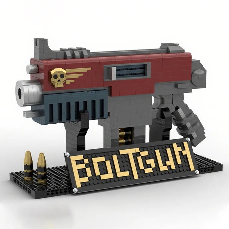 1294pcs MOC Other Space Marines Bolt Gun from Warhammeres 40K Model Christmas Gift Bookshelf Display Design Interior Ornament