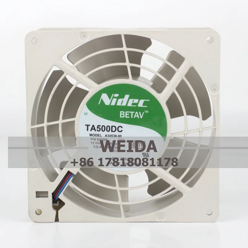 

Cooling fan exhaust fan Original NIDEC TA500DC A34538-90 DC12V 2.7A 12.7CM high air volume violent bearing heat dissipation