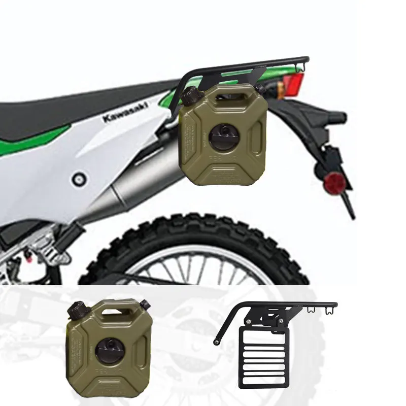 【Premium】For Kawasaki KLX230 fuel tank barrel side bag KAWASAKI modified parts shelf hanging bag armrest travel rack