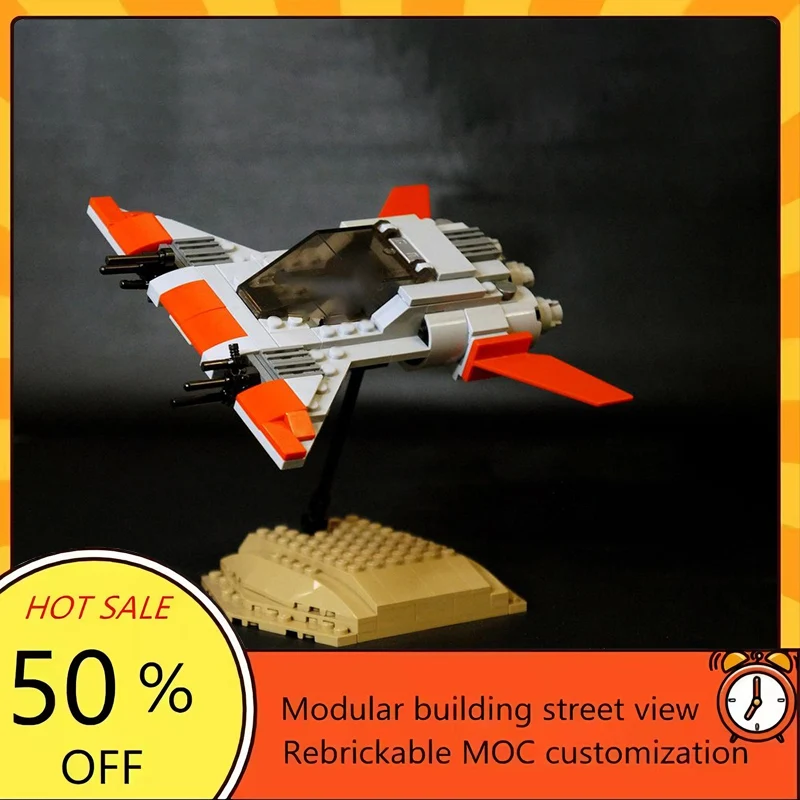 

176PCS Popular Space War Movie Model MOC Building Bricks Pirate Fighter Modular Technology Gifts Holiday Assemble Children Toy