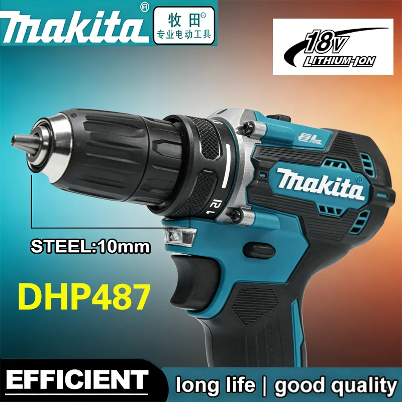 

Оригинальный аккумуляторный бесщеточный ударный шуруповерт Makita DDF487 18В