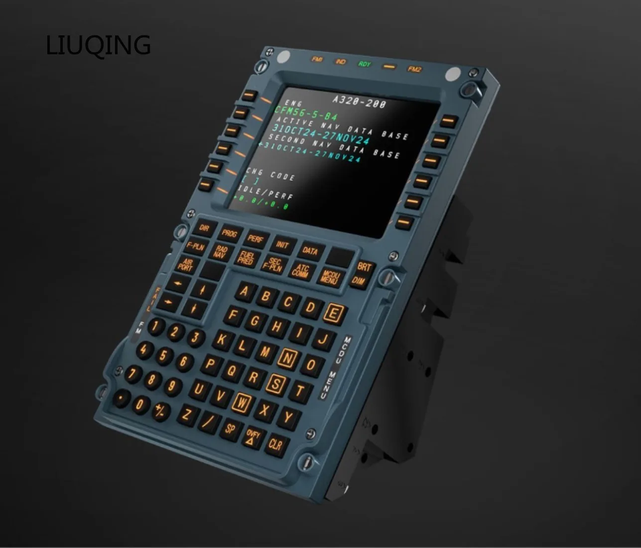 WINWING Flight Simulator MCDU Toliss Fenix Flight Control Display Civil Aviation Control Panel A320 für X-Plane MSFS