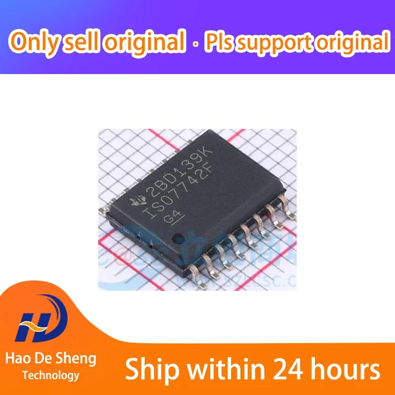 

10 шт./лот ISO7742FDW ISO7742 SOIC16 новый оригинальный на складе