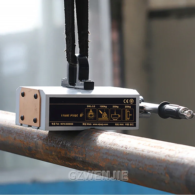 Steel Magnetic Lifter Permanent Metal Lifting Magnet 600 KG Neodymium Magnetic Lift Hoist Crane For Doing Steel Projects