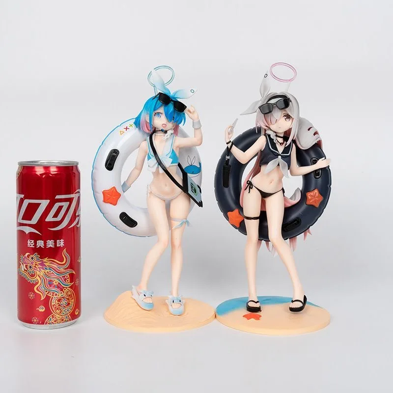 Anime Blue Archive Prana Action Figures Swimwear Blue Arona Figurine PVC Collectible Peripheral Model Toys Doll Birthday Gifts