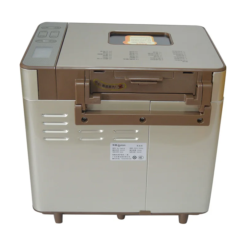 ماكينة صنع الخبز الأوتوماتيكية بالكامل ماكينة صنع الخبز المنزلية متعددة الوظائف ماكينة خبز الخبز الذكية محمصة DL-TM018