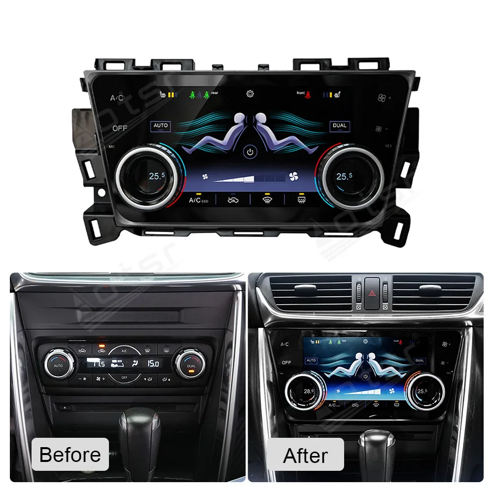 For Mazda CX-4 Air Conditioning Climate Board LCD Voice Control Touch Climate  Control Screen