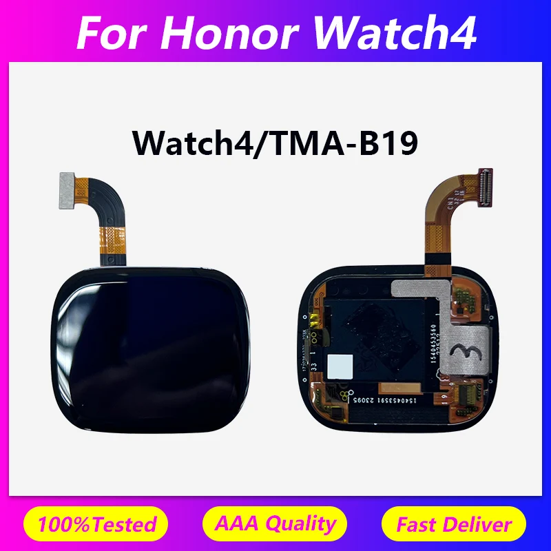 For Huawei Honor Watch4 Screen Assembly TMA-B19 Watch Screen Display LCD Screen Internal and External Screen Integration