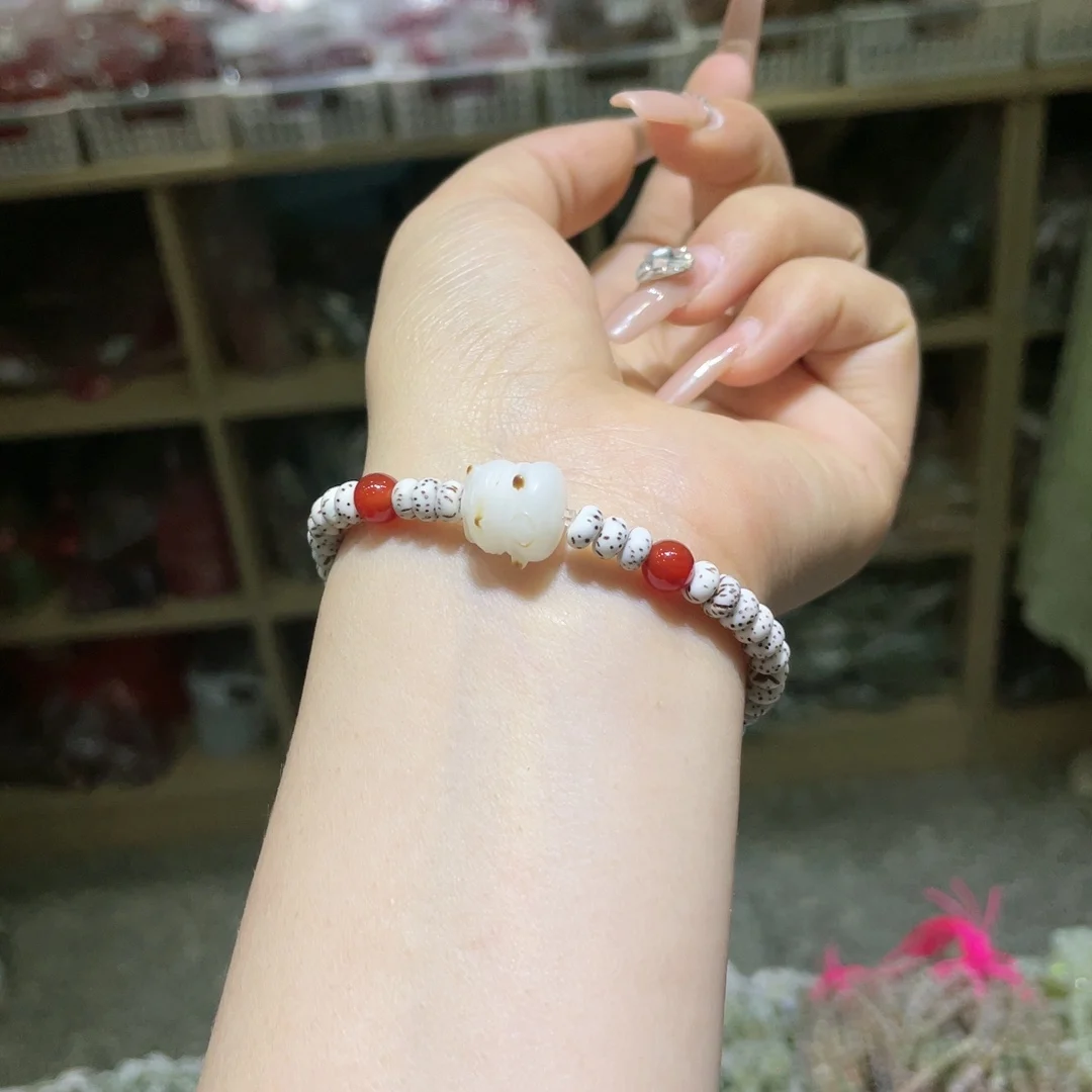 Star Moon Hainan Bodhi mini multi-circle original bracelet high-density Buddhist beads men and women bracelet Bodhi son