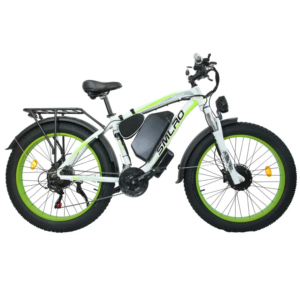 Dual Motor ELECTRIC BIKE 3000W 52V 30AH UP TO 55KM/H E-bike 26" FatTire 7 SPEED image 2