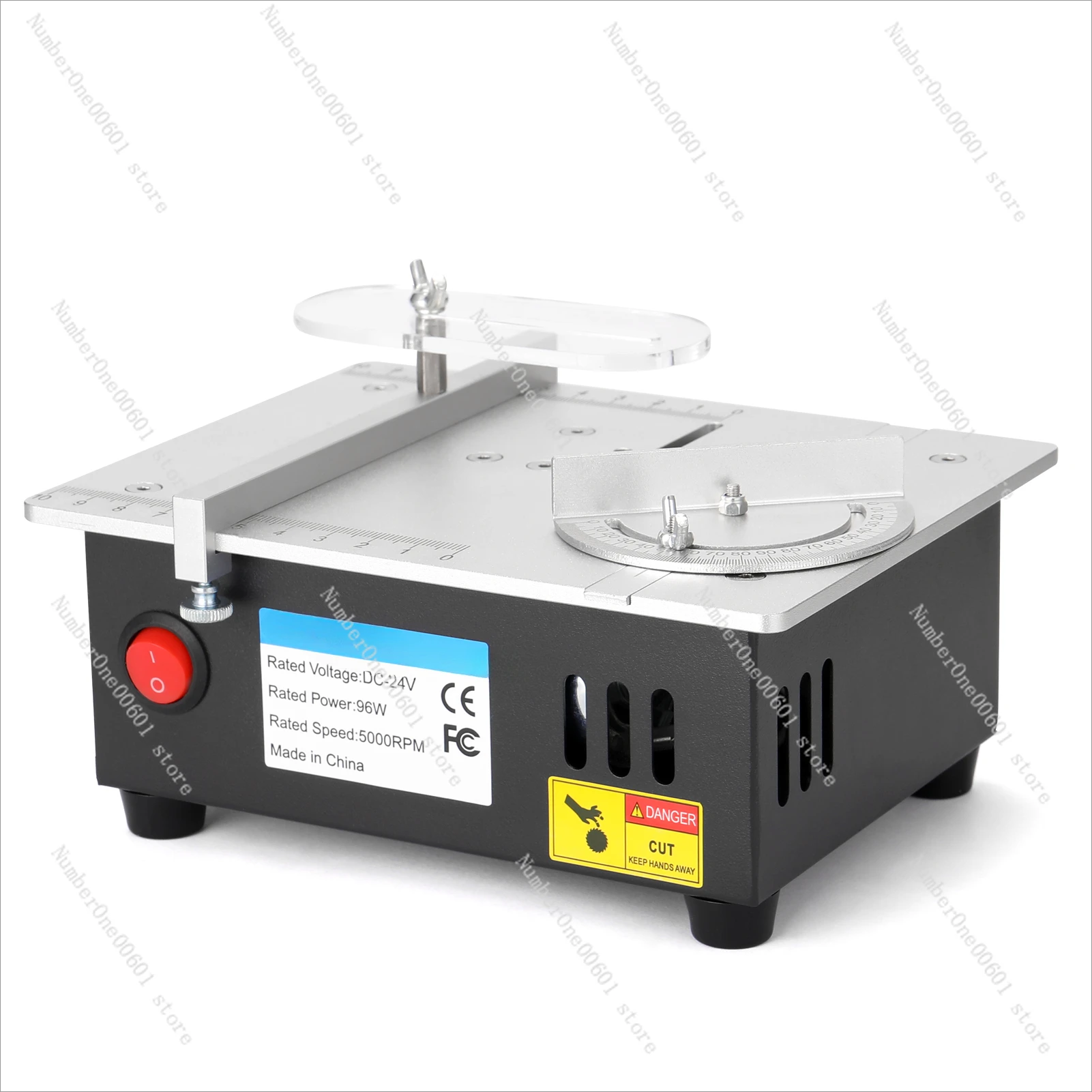 

Mini Electric Table Saw 96W 5000RPM Bench Saw Small Household DIY Cutting Machine 14mm Cutting Depth Woodworking Circular Saw