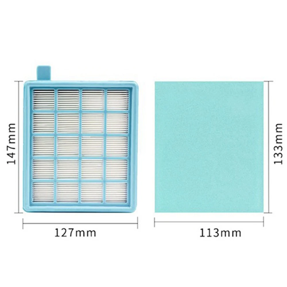 2 Set Hepa Filters for Philips FC8470/FC8471/FC8472/FC8473/FC8474/FC8476,Replacement Vacuum Cleaner Accessories Parts