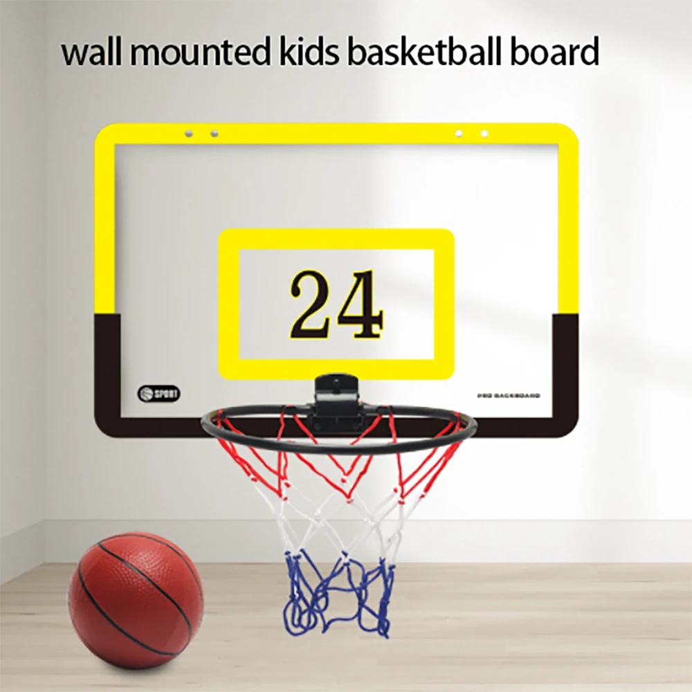 XSXS-Indoor Mini Basketball Hoop Set For Kids Adjustable Mini Basketball Hoop Set Basketball Gifts For Kids Teens