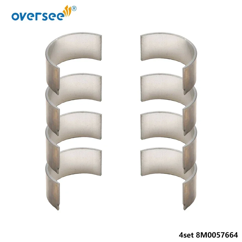 4Zestaw 23-8M 0057664   Łożysko korbowodu do Mercury F135/150 Orange 8M 0057664   (Oryginał)