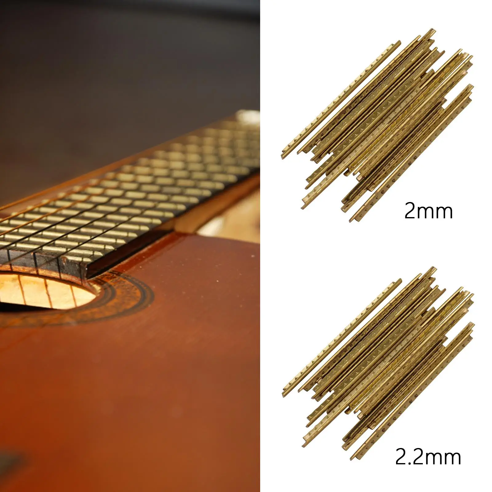 20 Frets Brass Guitar Fret Wires High Quality Electric Guitar Parts for DIY Repair and Fingerboard Protection view 4