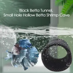 Fish Tunnel For Aquarium Aquarium Decor Betta Tunnel Fish Tunnel Betta Cave Fish Hide Betta Fish Toys Hollow With Suction Cup