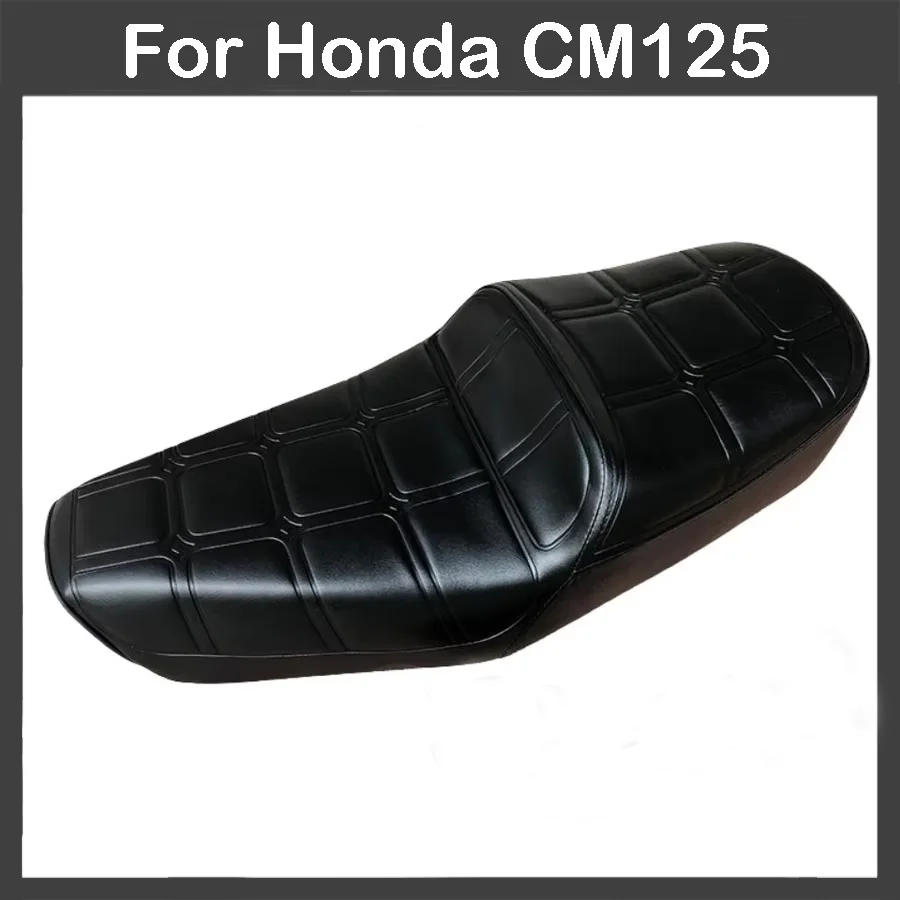 Leder Motorrad Sitzbezug Wasserdichte Motorrad Kissen Pad Refit Zubehör Für Honda CM125