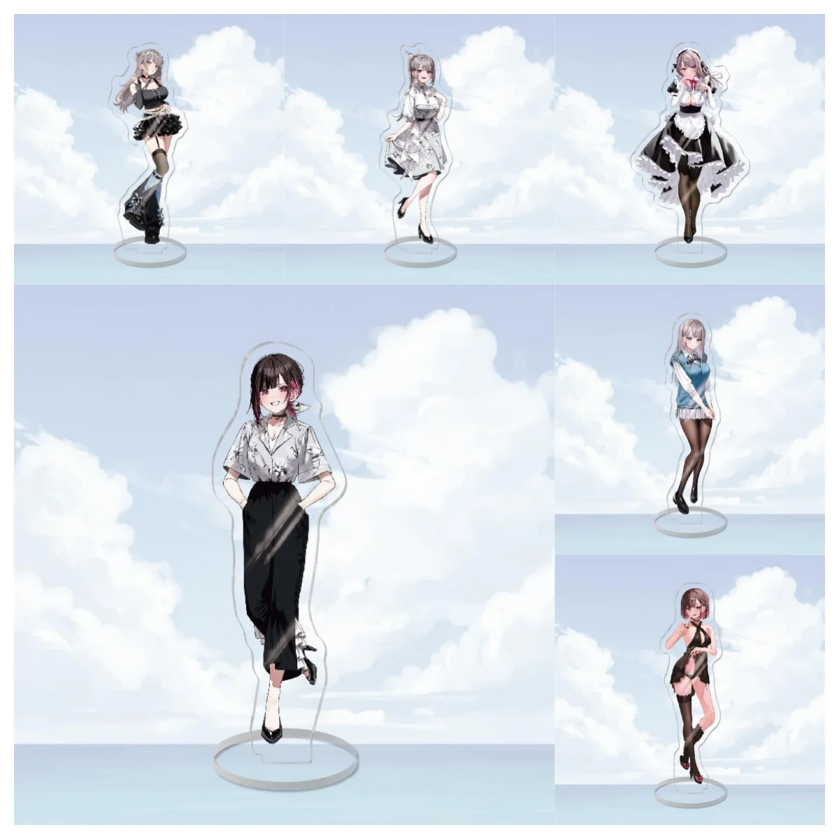 Anime Shino & Ren! Yuri Manga MerchAcrylic 15cm Stand Keychain Decoration Desk Figure Display Fan Gift Goods Birthday Collection