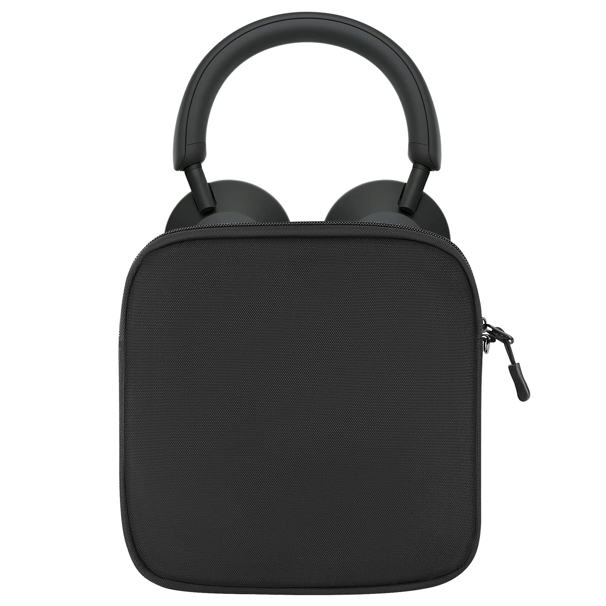Geekria Shield Nylon Headphone Case with Soft Lining and Internal Mesh Pocket, Compatible with Bose QuietComfort Ultra II(Black)