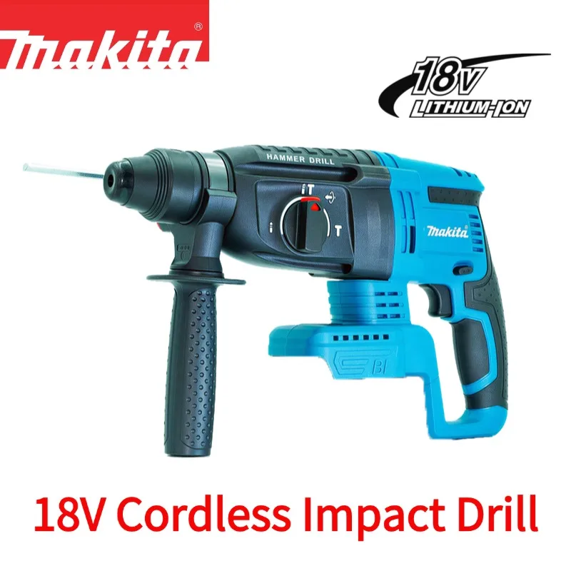 100% originele Makita DHR242 18V borstelloze rotatiehamer 2J slagkracht 24mm beton 4700 IPM 3 standen zware uitvoering professioneel ? ? ?