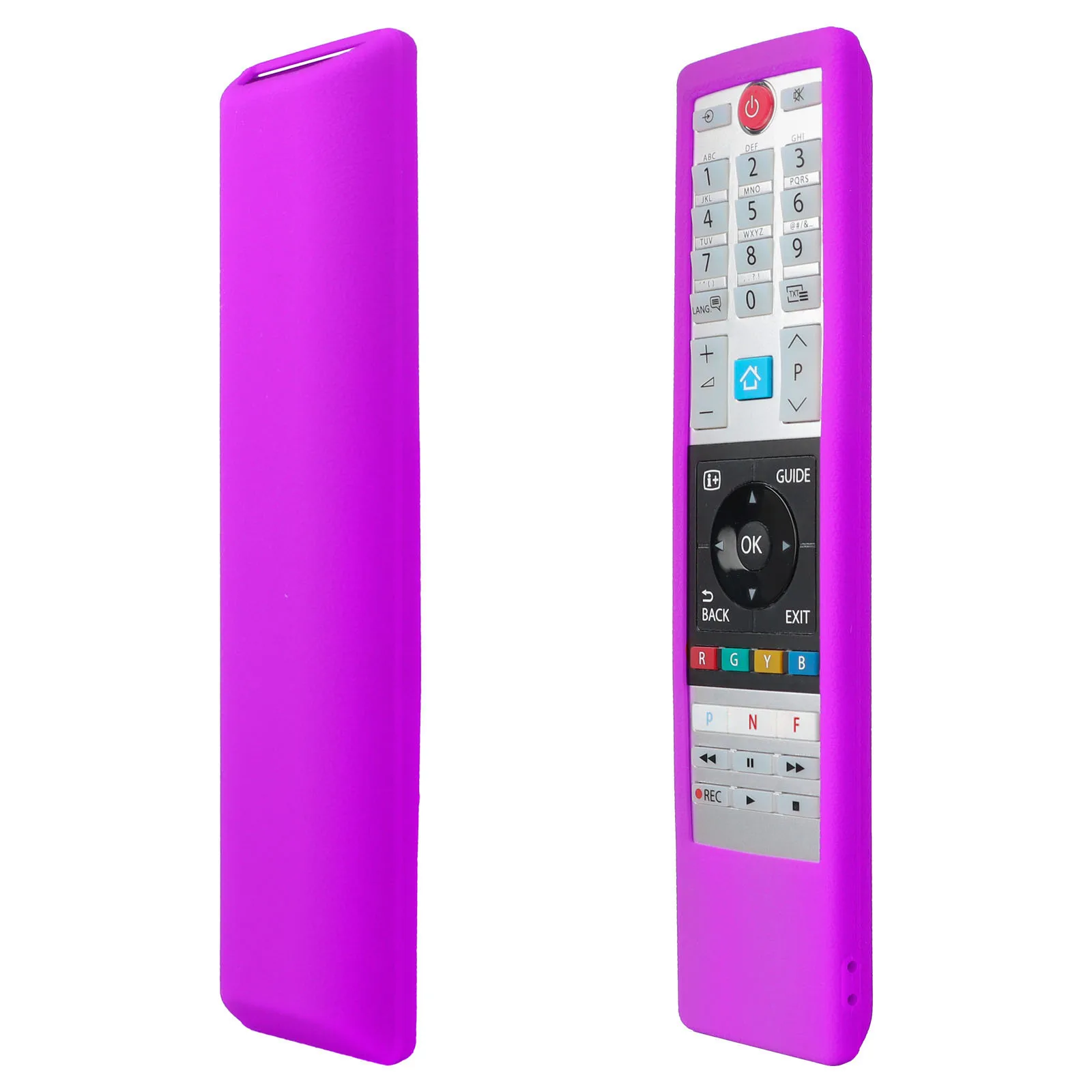 Silikonowe etui pasujące do pilota Toshiba Home Smart TV CT-8541 CT-8533 CT-8528 Osłona ochronna antypoślizgowa — zdjęcie produktu 4