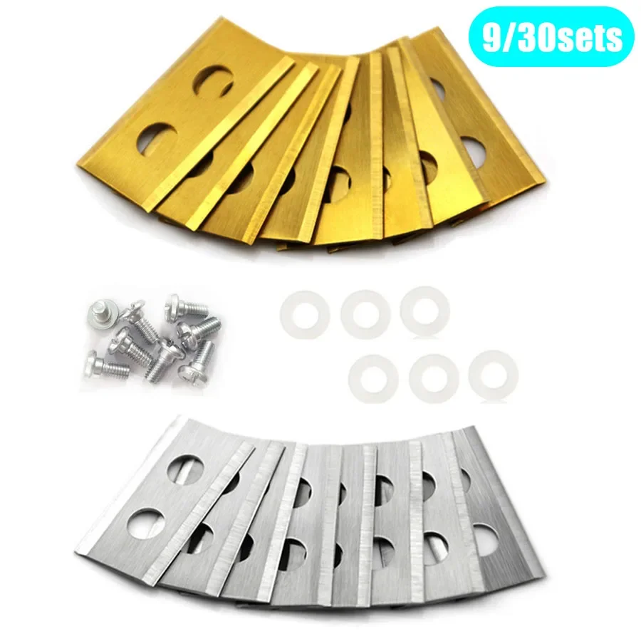 For Mammotion Luba & Yuka All Series 30pcs Stainless Steel Lawn Mower Replacement Blades Garden Robotic Lawnmower Tools