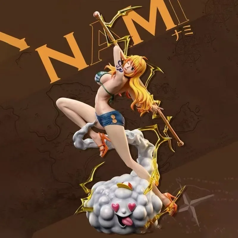 

30CM Bandai One Piece Anime Figure Nami Action Figures toys model Desktop decoration Statue Collection Pendant Kid birthday Gift