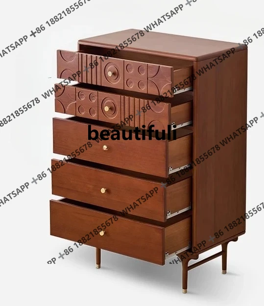 

chest of drawers medieval retro style solid wood living room wall storage bedroom storage cabinet