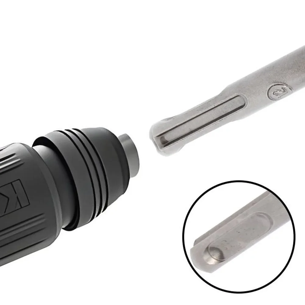 5pcs Drill Bit For Concrete Bit Double Auger Hammer Wall Brick Block Electric Hammer Masonry Bit Carbide Steel Drill Bit