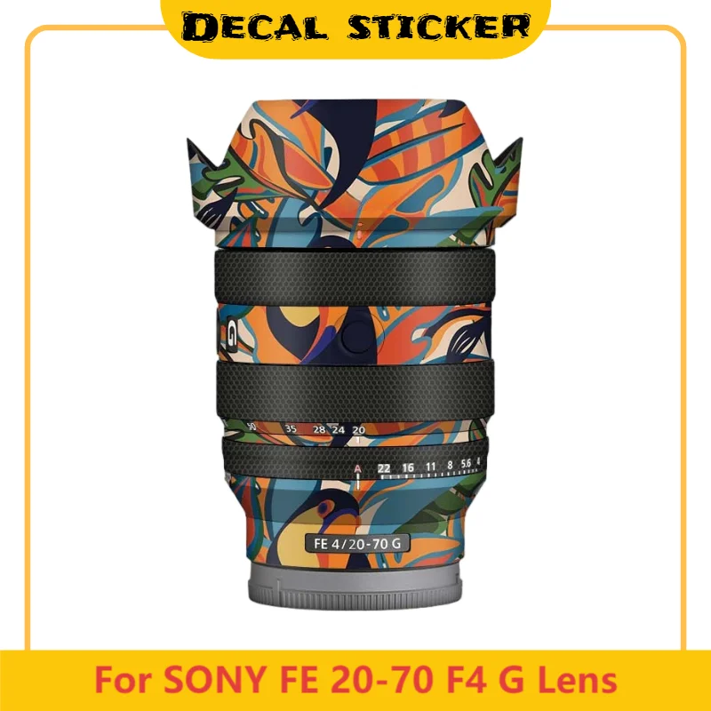 For SONY FE 20-70 F4 G Lens Sticker Protective Skin Decal Vinyl Wrap Film Anti-Scratch Protector Coat SEL2070G 20-70 F/4 F4G