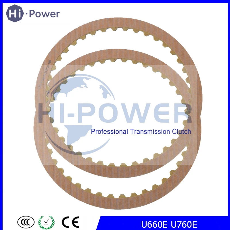 U660E Transmission Friction Plate Forward C1(1st/2nd/3rd/4th) Direct C2(4th/5th/5th) 07-up 166mm 40T 1.8mm 3506533020 3560733010