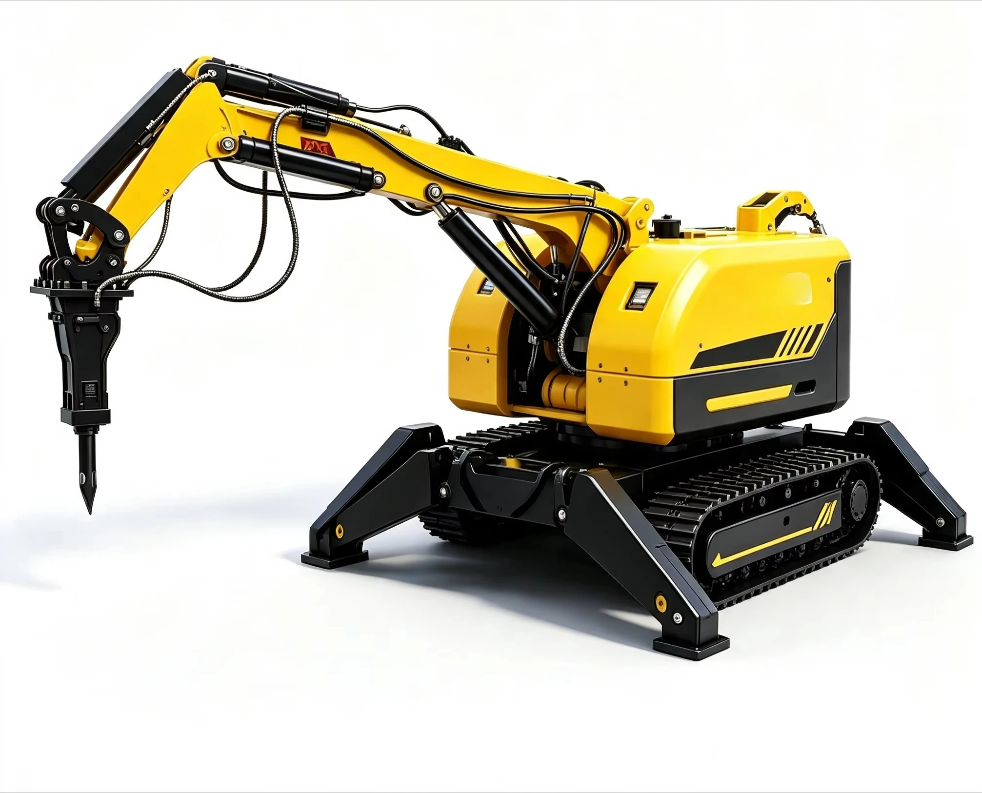 Multifunctional Hydraulic Demolition Robot Crawler Mobile For Narrow‑space Demolition And Indoor Building Renovation Workon