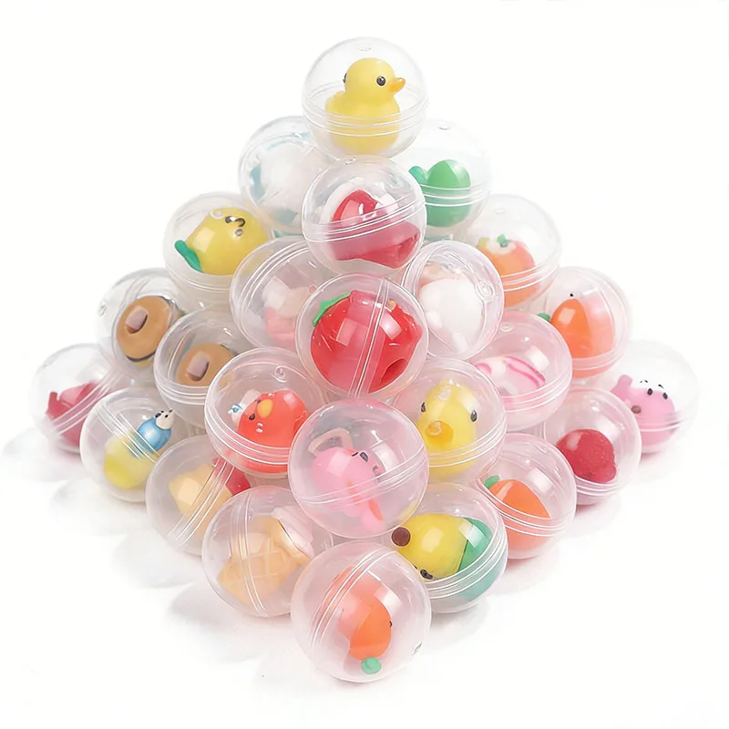 Cápsula de Brinquedo Surpresa Mista Divertida de 32MM, Bonecos em Cápsula para Máquina de Garra Infantil, Bola Surpresa, Lembrancinhas de Festa de Aniversário, Presente de Natal
