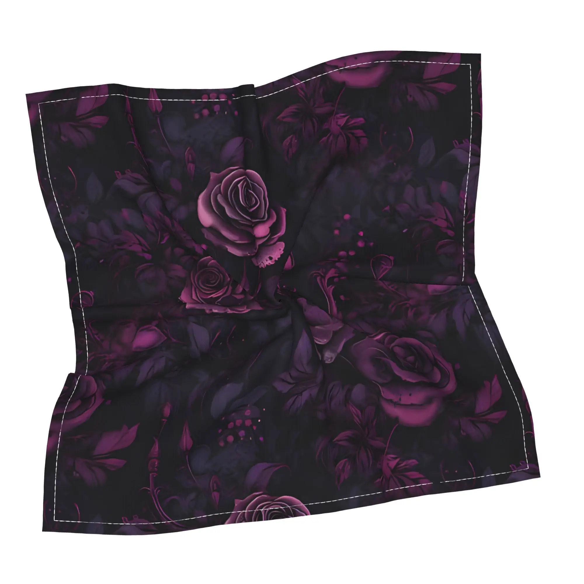 Tarot Clothes for Table Tarot Cloth Neutral 2D print design gothic dark rose handkerchief handkerchief towel men women