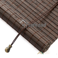 Sunroad Bamboo Roller Blinds Customizable Quality Bamboo Sun Shade Curtain for Indoor Balcony Garden Wooden Blackout Blinds
