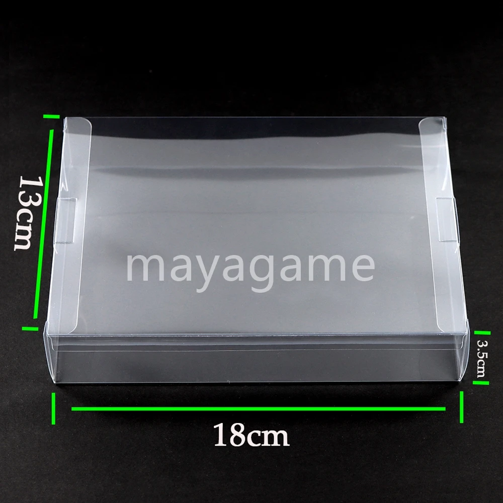 10 stücke Klar Transparent für SNES für N64 Spiel Box Schutz Fall Spiele Kunststoff PET Schutz für Nintendo Spiel Boxen