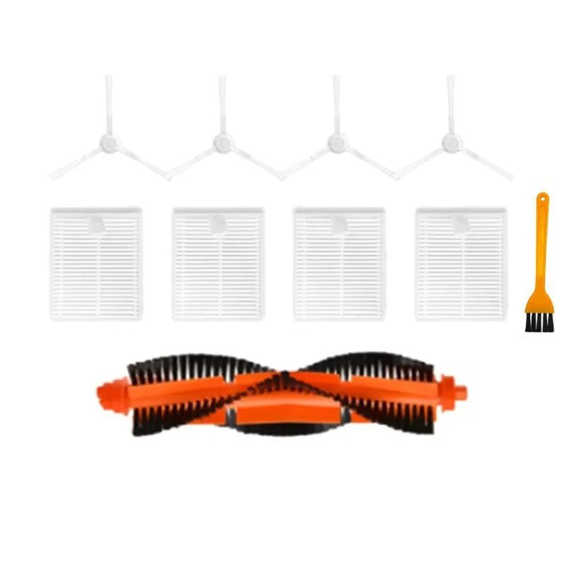 

WHYY-Replacement Accessories For Xiaomi Robot Vacuum E10 E12 B112 Vacuum Accessories Main Side Brush Hepa Filter