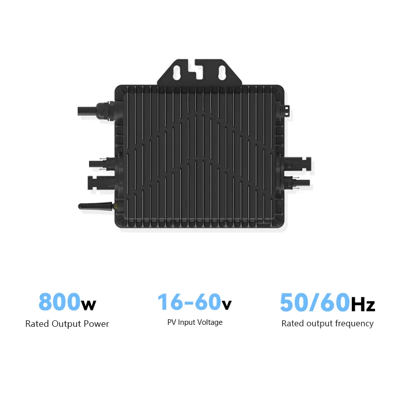 New Arrival Swell ID600A/ID800A 600W/800W Micro Solar Hybrid Inverter Single Phase AC Grid Tied Mobile APP Control Smart IP67