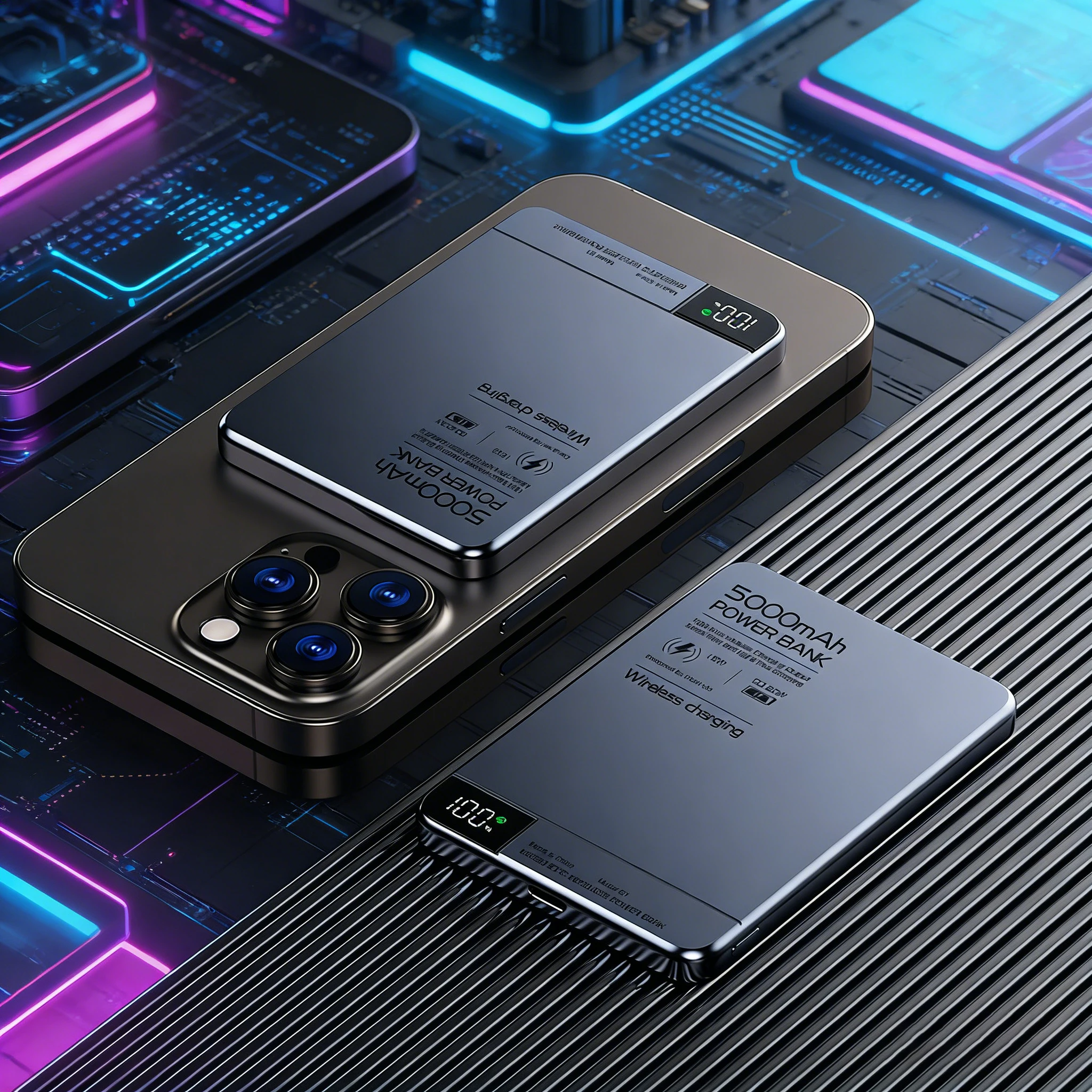 

10000mAh Magnetic Qi Wireless Charger Power Bank PD 20W Super Fast Charging Powerbank For Magsafe iphone 16 15 14 Huawei Xiaomi