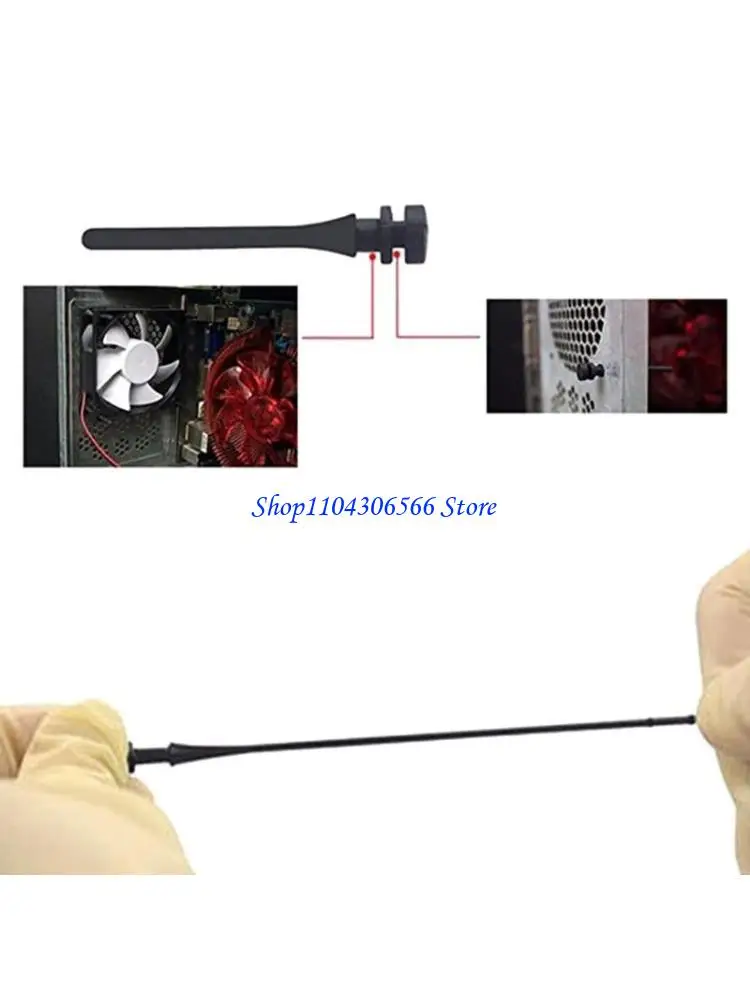 02DD Rubber Pin Screws  Anti-noise  High-temperature Plastic Studs Chassis Fan Pull