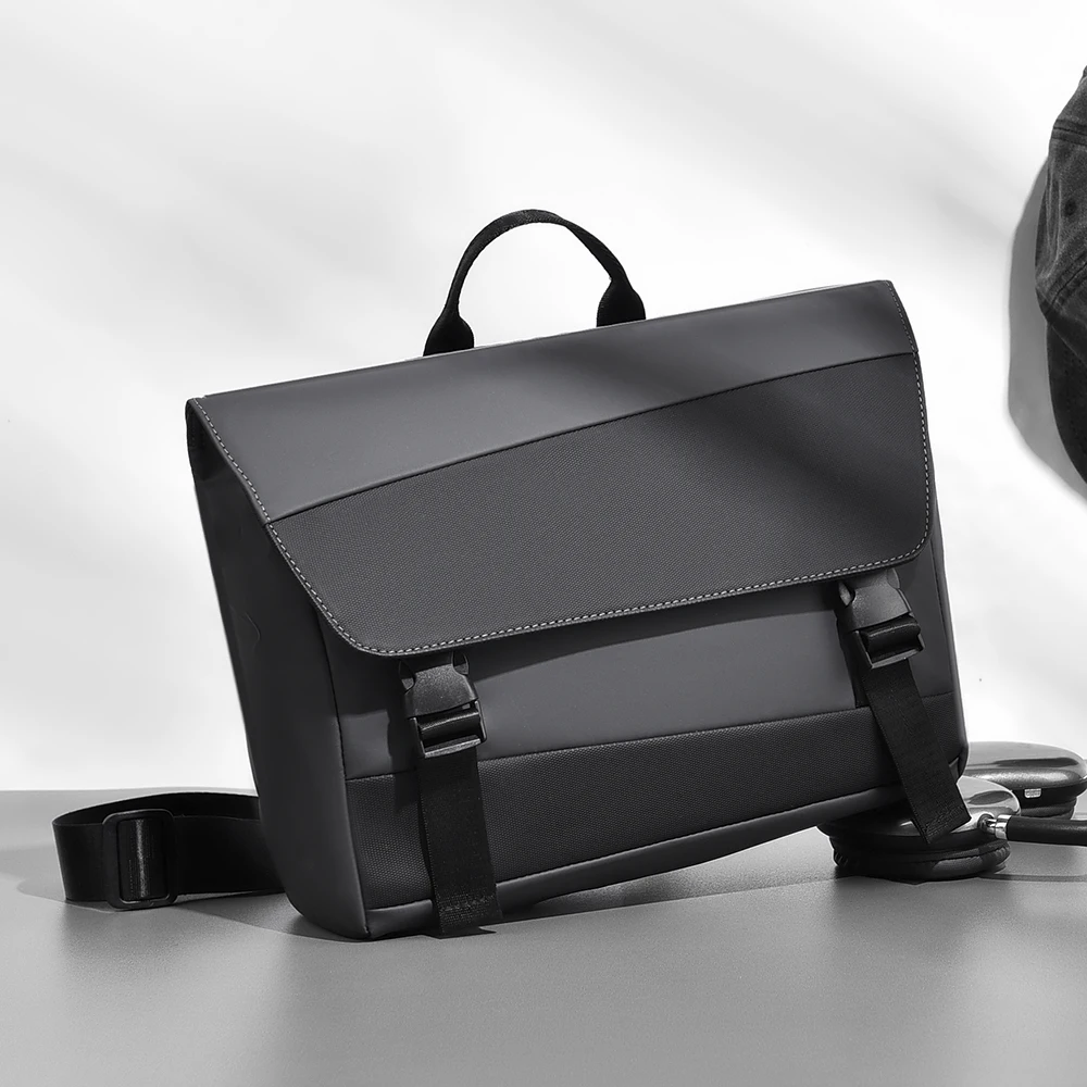 حقيبة ساعي البريد للرجال 2025 موضة جديدة بكتف واحد مقاومة للماء وخفيفة الوزن حقيبة ظهر ترفيهية للأعمال #6