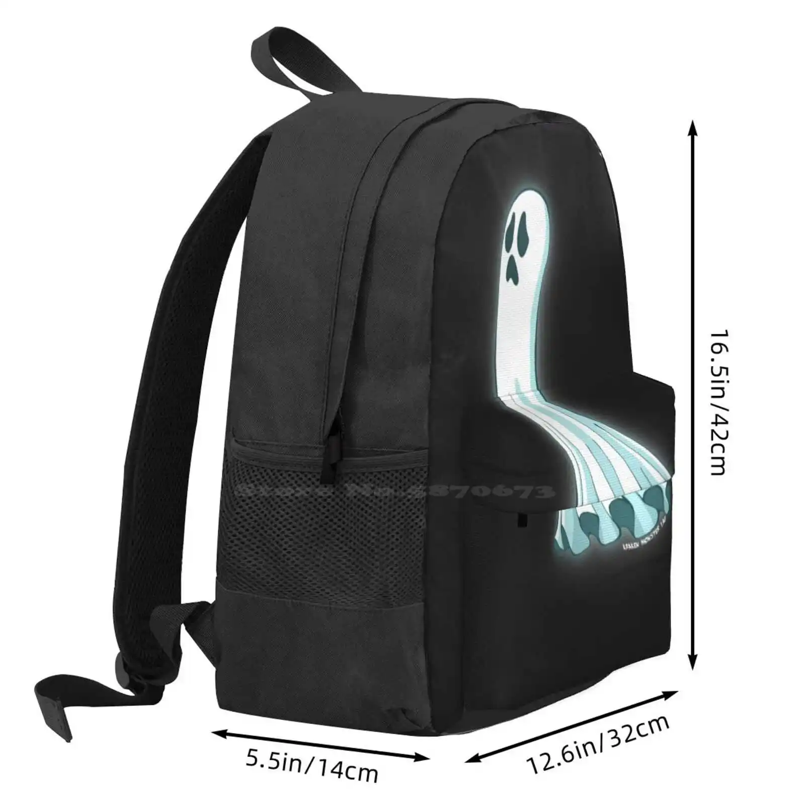 Wailing Willy Hot Sale Schoolbag Backpack Fashion Bags Sheet Ghost Wailing Willy Kraken Monster Lab Halloween Haunted Spooky